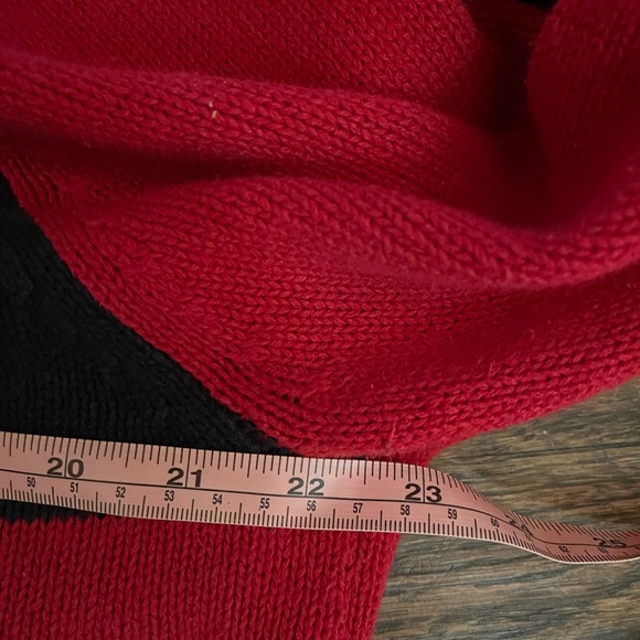 Ugly Christmas Sweater Full Zip Cardigan: Oversized Vintage Tacky Holiday Wear - Picture 6 of 6